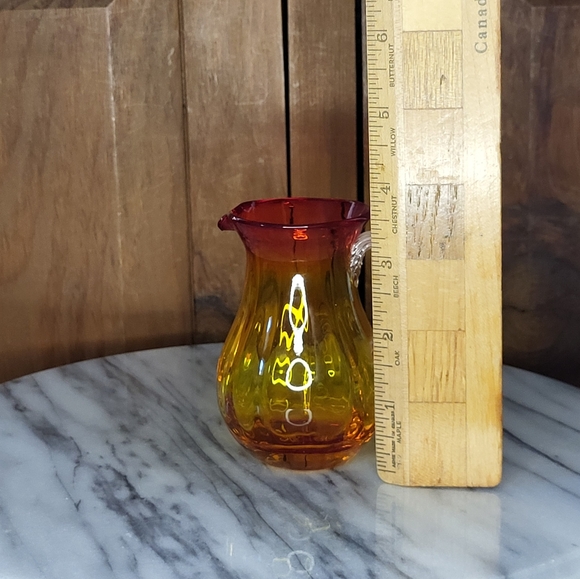 Amberina Glass Pitcher - Picture 8 of 12